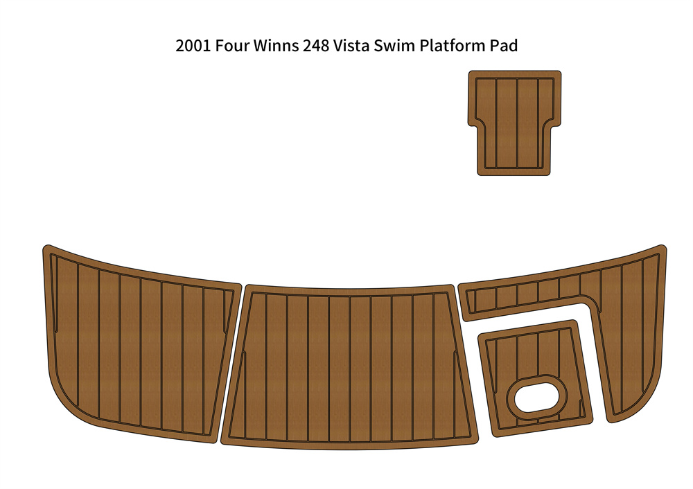 2001 Four Winns 248 Vista Swim Platform 